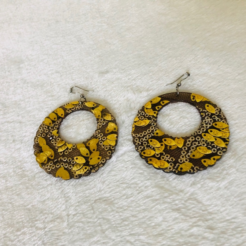 Textured Hook Earrings